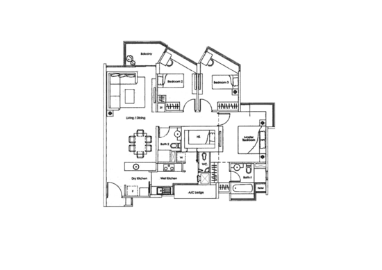 Kovan Melody - Floor Plan