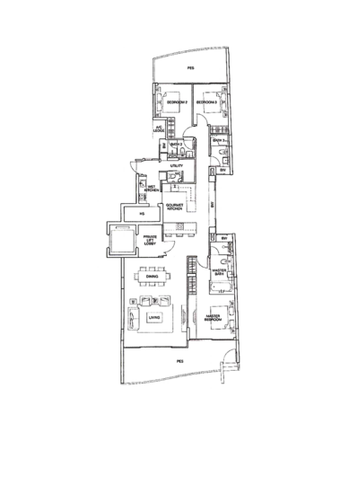 The Coast at Sentosa Cove - Floor Plan