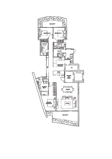 The Coast at Sentosa Cove - Floor Plan