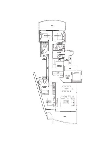 The Coast at Sentosa Cove - Floor Plan