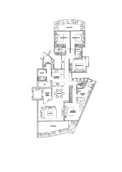 The Coast at Sentosa Cove - Floor Plan