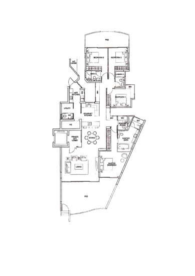 The Coast at Sentosa Cove - Floor Plan