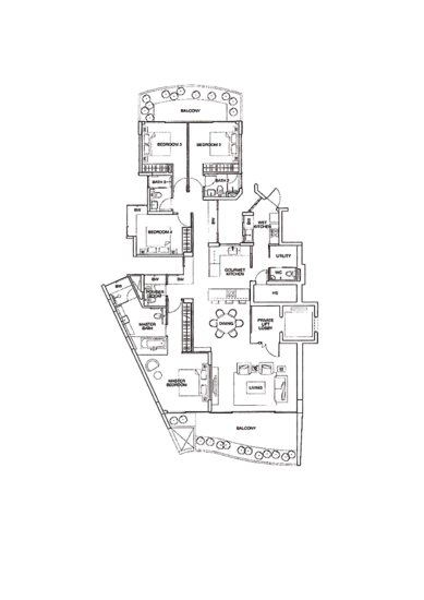 The Coast at Sentosa Cove - Floor Plan