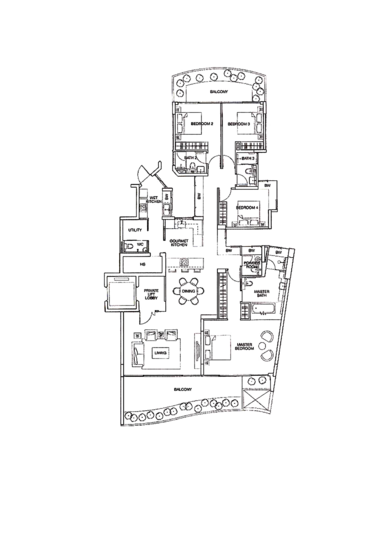 The Coast at Sentosa Cove - Floor Plan