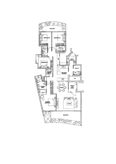 The Coast at Sentosa Cove - Floor Plan