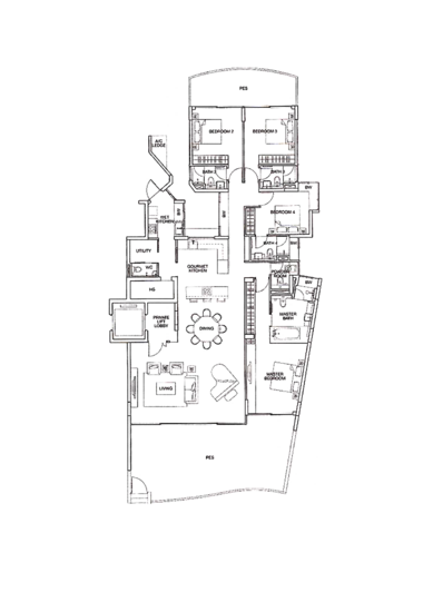 The Coast at Sentosa Cove - Floor Plan