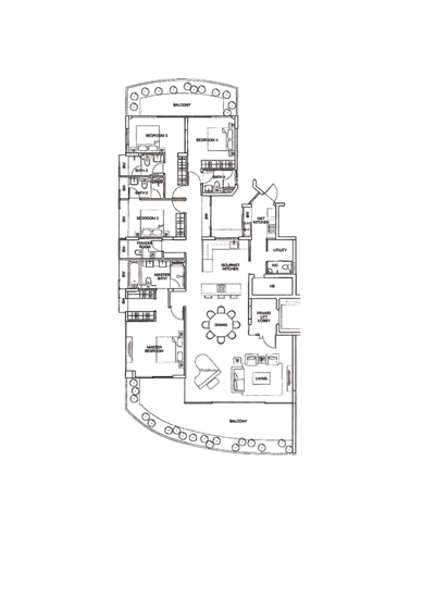 The Coast at Sentosa Cove - Floor Plan