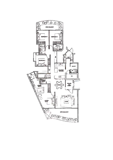 The Coast at Sentosa Cove - Floor Plan