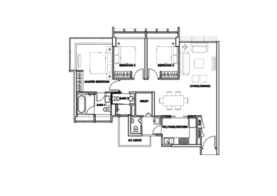 City Square Residences - Floor Plan