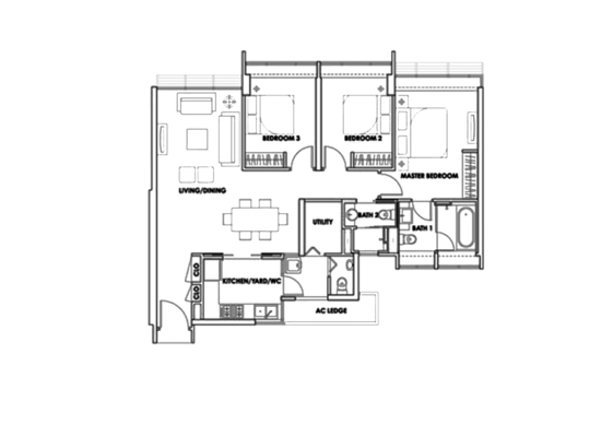 City Square Residences - Floor Plan