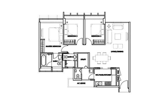 City Square Residences - Floor Plan