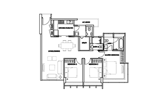 City Square Residences - Floor Plan