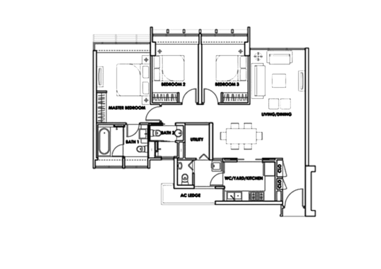 City Square Residences - Floor Plan