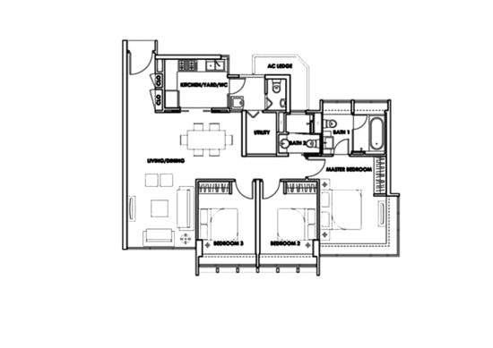 City Square Residences - Floor Plan