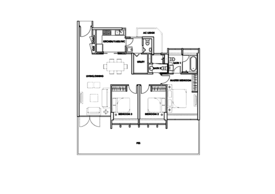 City Square Residences - Floor Plan
