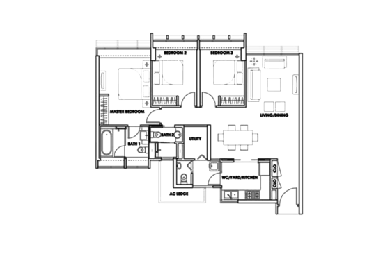 City Square Residences - Floor Plan