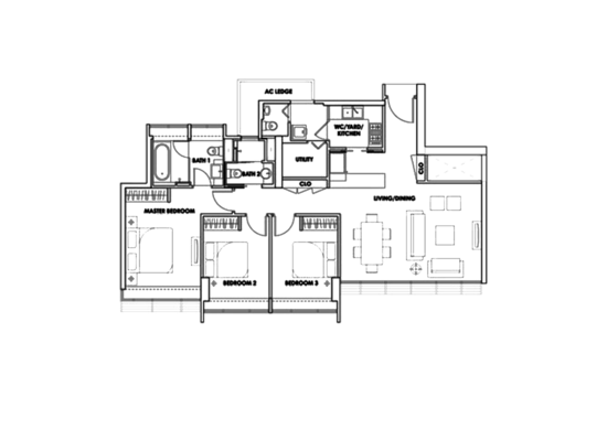 City Square Residences - Floor Plan