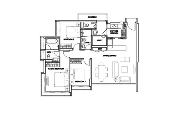 City Square Residences - Floor Plan