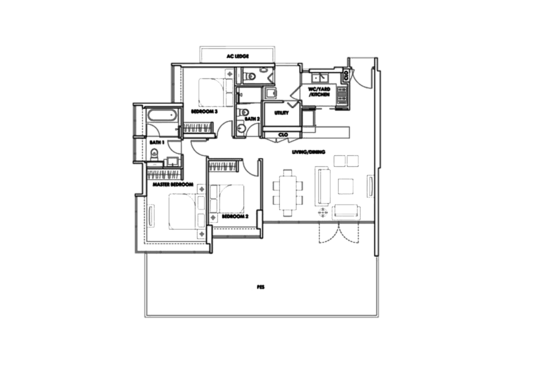 City Square Residences - Floor Plan