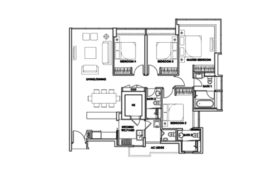 City Square Residences - Floor Plan
