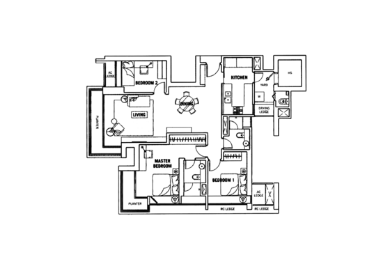 Southbank - Floor Plan