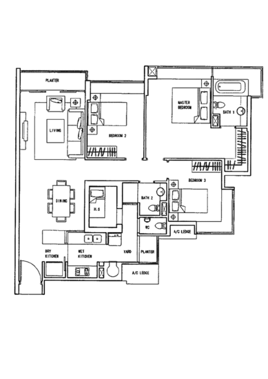 The Quartz - Floor Plan