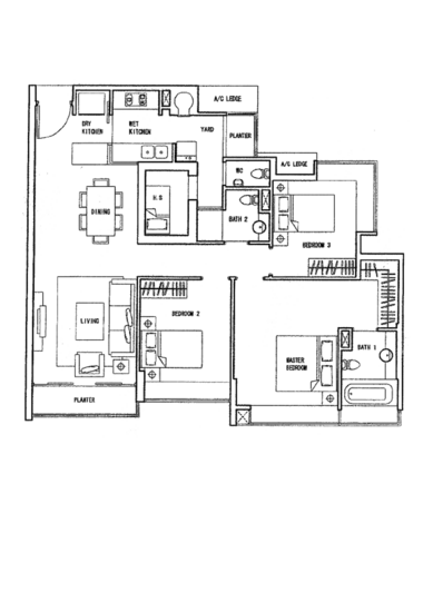 The Quartz - Floor Plan