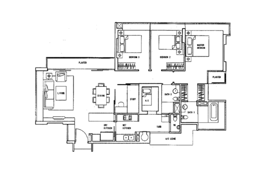 The Quartz - Floor Plan