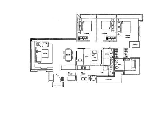 The Quartz - Floor Plan