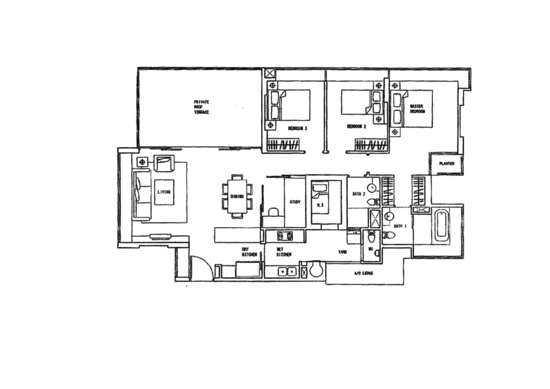The Quartz - Floor Plan