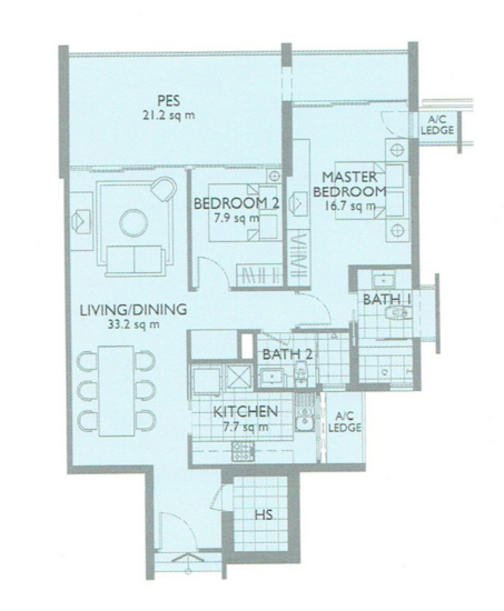 The Pier at Robertson - Floor Plan