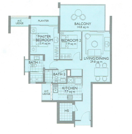 The Pier at Robertson - Floor Plan