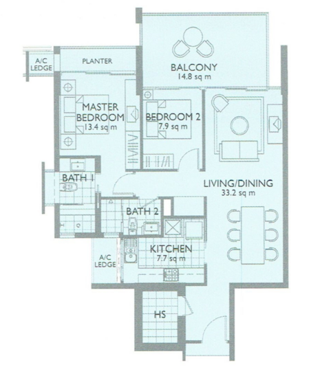The Pier at Robertson - Floor Plan