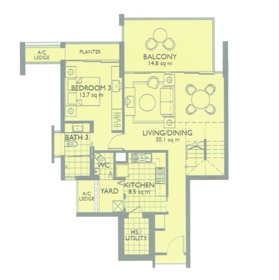 The Pier at Robertson - Floor Plan