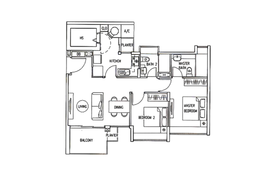 The Infiniti - Floor Plan
