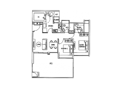 The Infiniti - Floor Plan