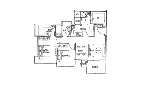 The Infiniti - Floor Plan