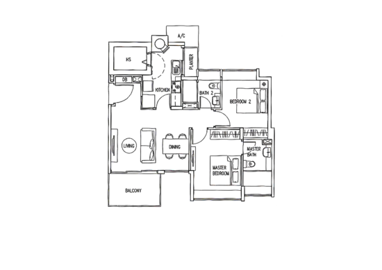 The Infiniti - Floor Plan