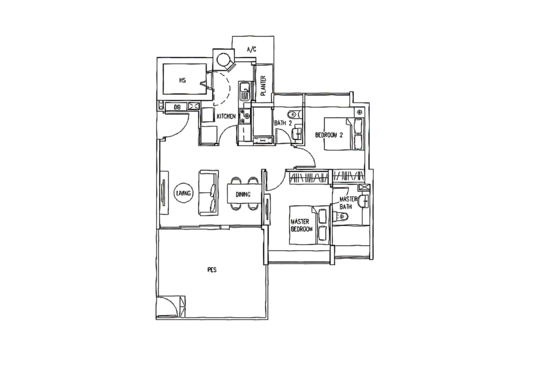 The Infiniti - Floor Plan