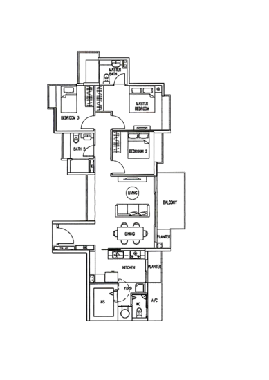 The Infiniti - Floor Plan