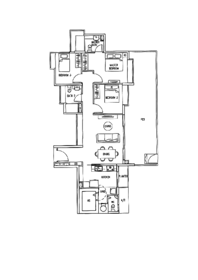 The Infiniti - Floor Plan
