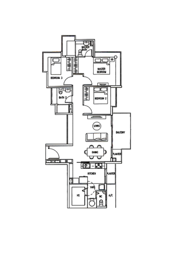 The Infiniti - Floor Plan