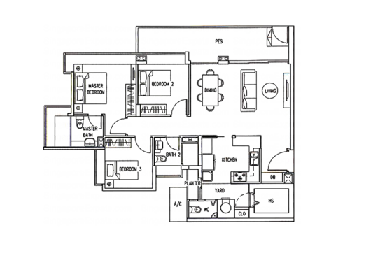 The Infiniti - Floor Plan