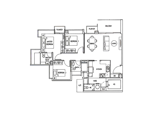 The Infiniti - Floor Plan