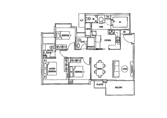The Infiniti - Floor Plan