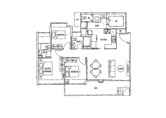 The Infiniti - Floor Plan