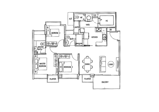 The Infiniti - Floor Plan