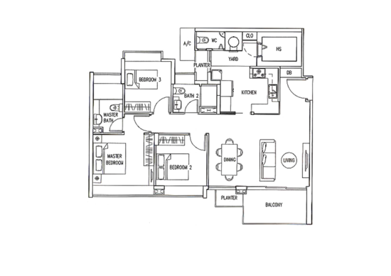 The Infiniti - Floor Plan