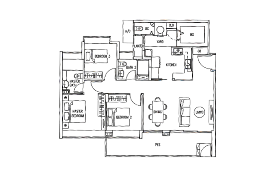 The Infiniti - Floor Plan