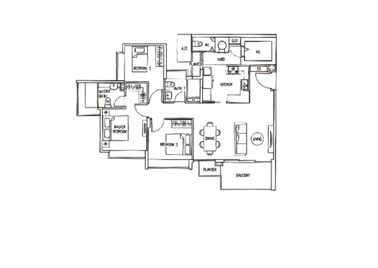 The Infiniti - Floor Plan